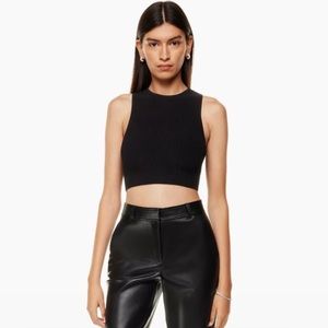 Aritzia Babaton Sculpt Knit Racerback Tank